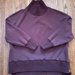 Varley Women’s Deep Mahogany Barker High Neck Sweatshirt - NWOT - Size Small